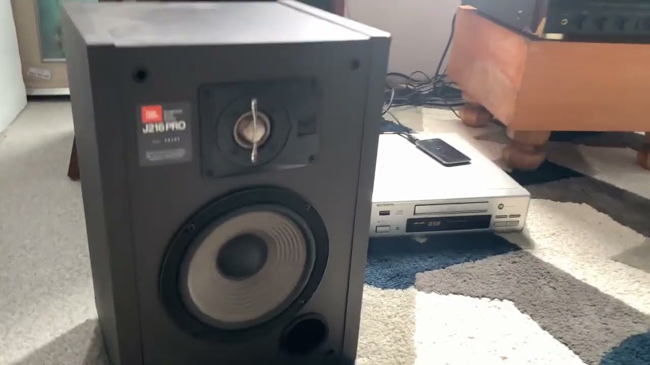 JBL J216Pro 2 way speaker - YouTube