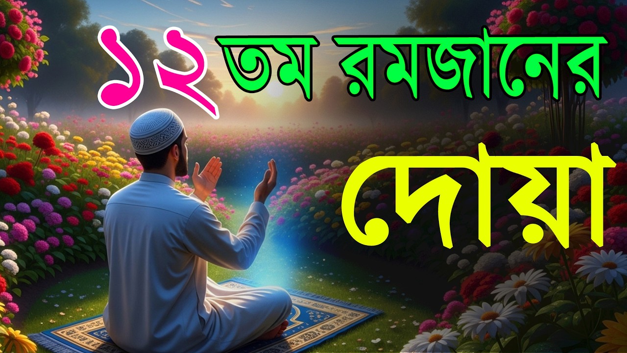 পবিত্র রমজানের ১২ তম দিনের স্পেশাল দোয়া l Dua For Ramadan   Most Beautiful Dua For Ramadan 2026