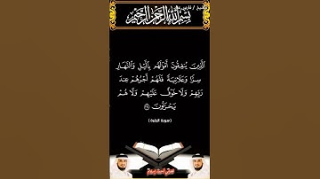 سورة البقرة الآيتين 273 و 274 بصوت الشيخ فارس عباد برواية حفص #القرآن_الكريم #اكسبلور #المصحف #viral