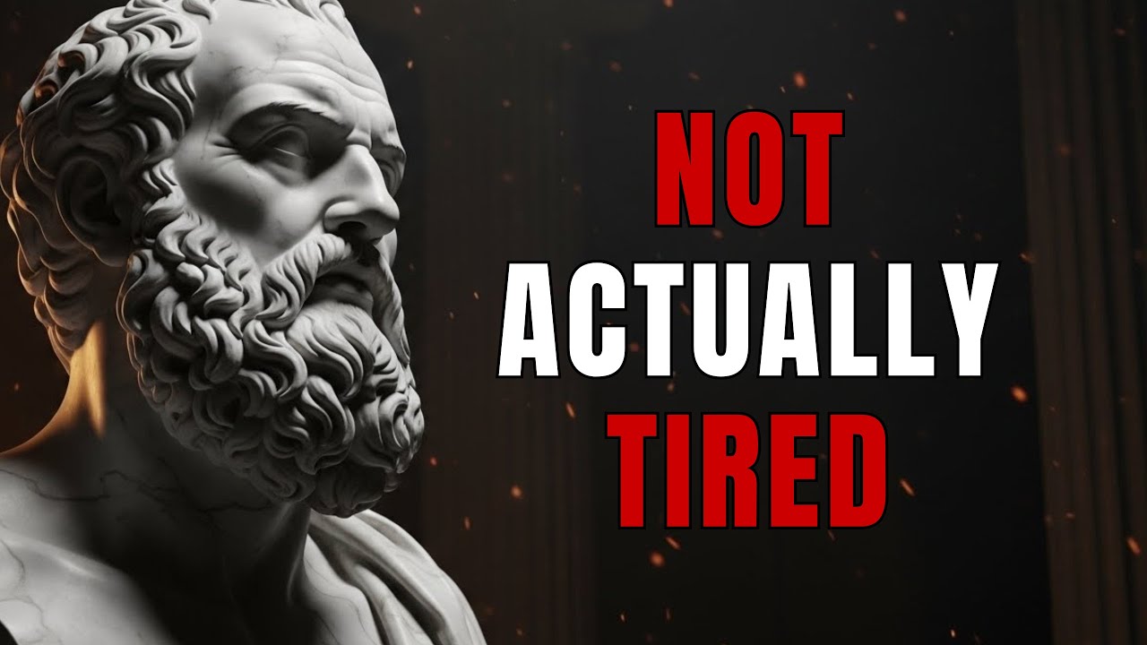 How to Feel Calm Again (You’re Not Tired for the Reason You Think) | STOICISM