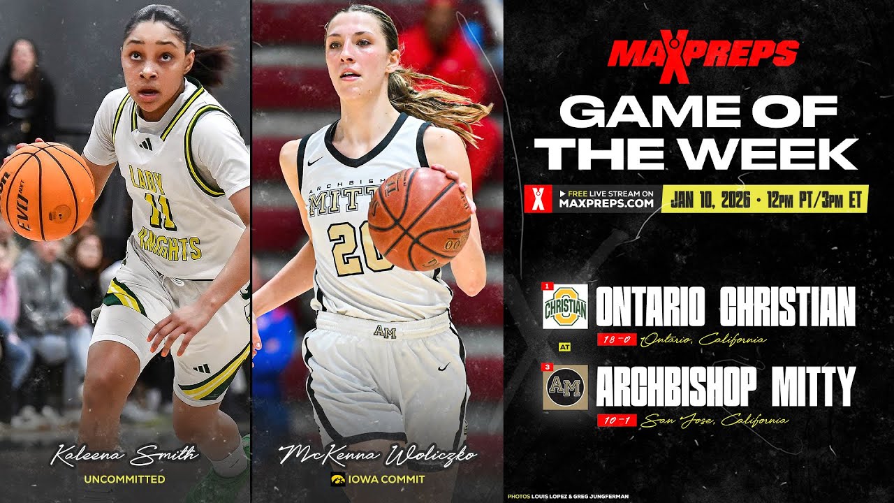 No. 1 Ontario Christian (CA) vs. No. 3 Archbishop Mitty (CA)  |  MaxPreps Game of the Week
