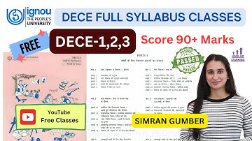 DECE Full Free Classes 2025 Simran Gumber Level Up Learning
