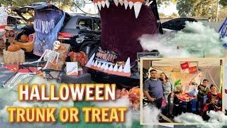 🎃TRUNK OR TREAT EN FAMILIA 👻 l #HALLOWEEN - Vlogs en Español &quot;La Familia Guzman&quot; 💀