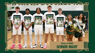 Boys Basketball & Cheer Senior Night Ceremony