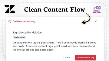 Een inhoudstag verwijderen in Zendesk (Smart Edit)