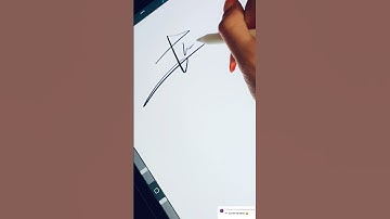 Letter “I” Signature Style Ideas | #foryou #i #howto #calligraphy #signature #journal #digitalart