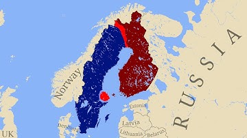 Sweden VS Finland Mapping Animation Simulation