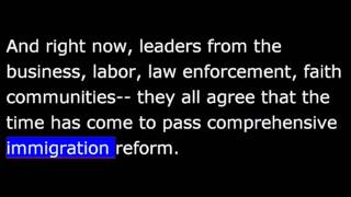State of the Union 2013 - College - Immigration - 20130212