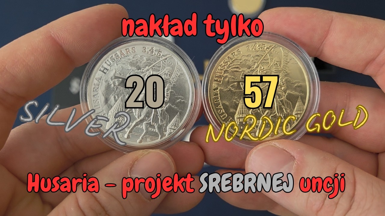 Brakujące ogniwo kolekcji 🔥 Husaria Nordic Gold próba technologiczna (nakład 57 szt.) 🪙