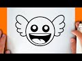 HOW TO DRAW AN EMOJI WITH WINGS