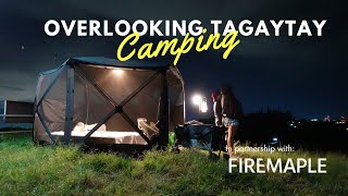 CAMPING Philippines | Overlooking in Tagaytay | Firemaple Gear Unboxing ASMR