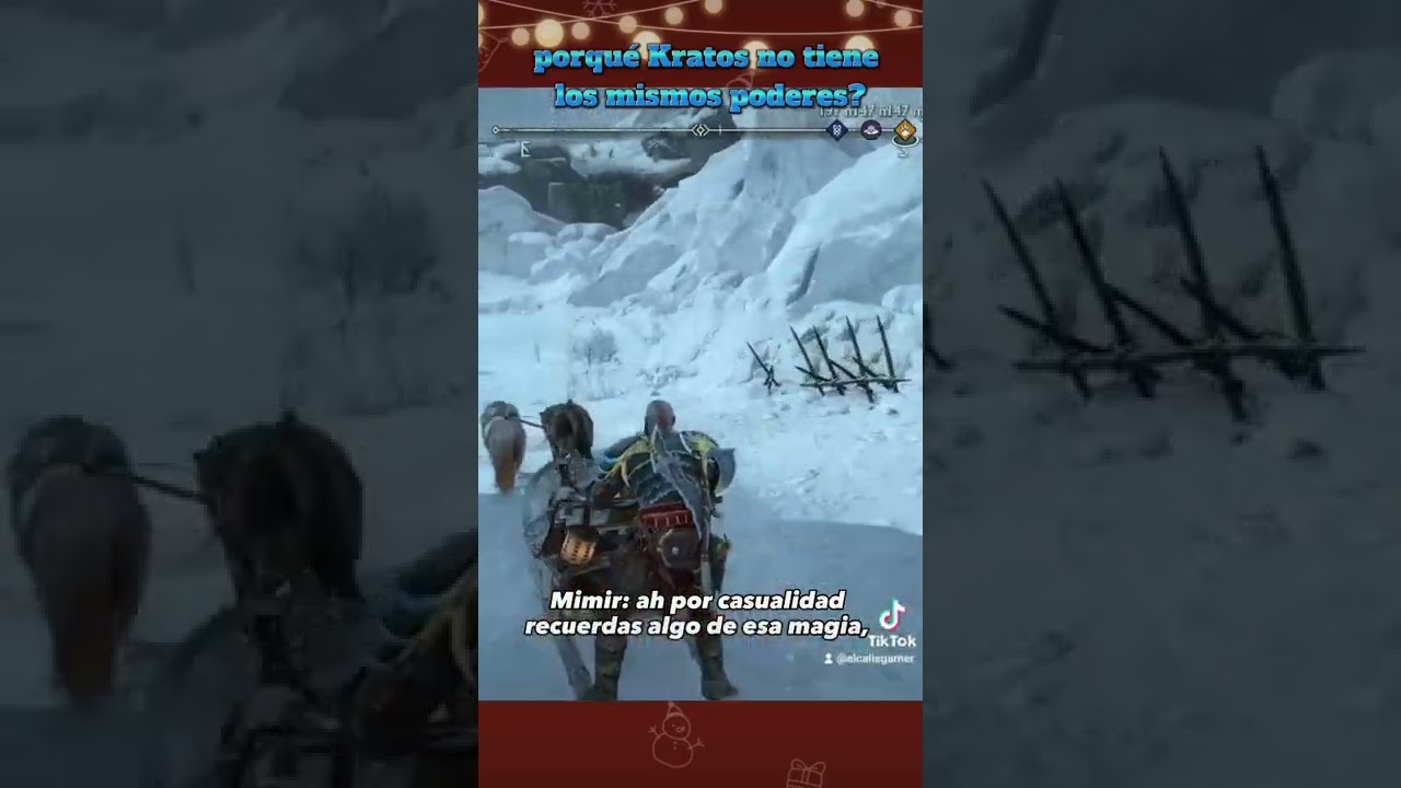 porqué Kratos sin poderes? #godofwarragnarok #kratos #godofwar2018 #mimir #atreus #mimirpregunta