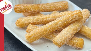 3 Malzemeyle 5 Dakikada En Kolay Tatlı 💥 Churros Tarifi