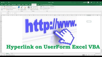 កូដបង្កើតHyperLink លើ UserForm Excel VBA | How to add HyperLink on UserForm Excel VBA