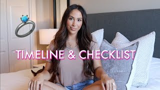 EVERYTHING WE DID TO PLAN OUR WEDDING | TIMELINE & CHECKLIST