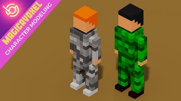 Making Character (Soldier) | MagicaVoxel Tutorial