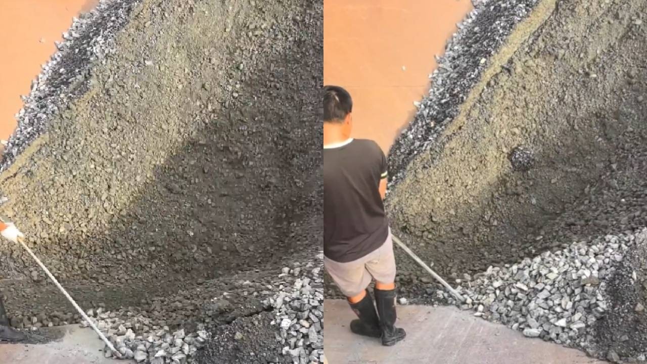 Sand ship phosphate ore unloading | Fast and efficient machinery work