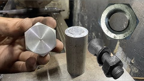 Secret Technique to make Hexagon with Lathe
