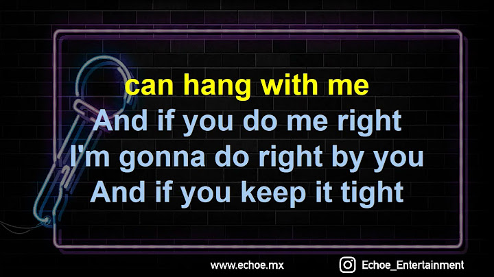 Hang With Me Karaoke version - Karaoke performance video thumbnail