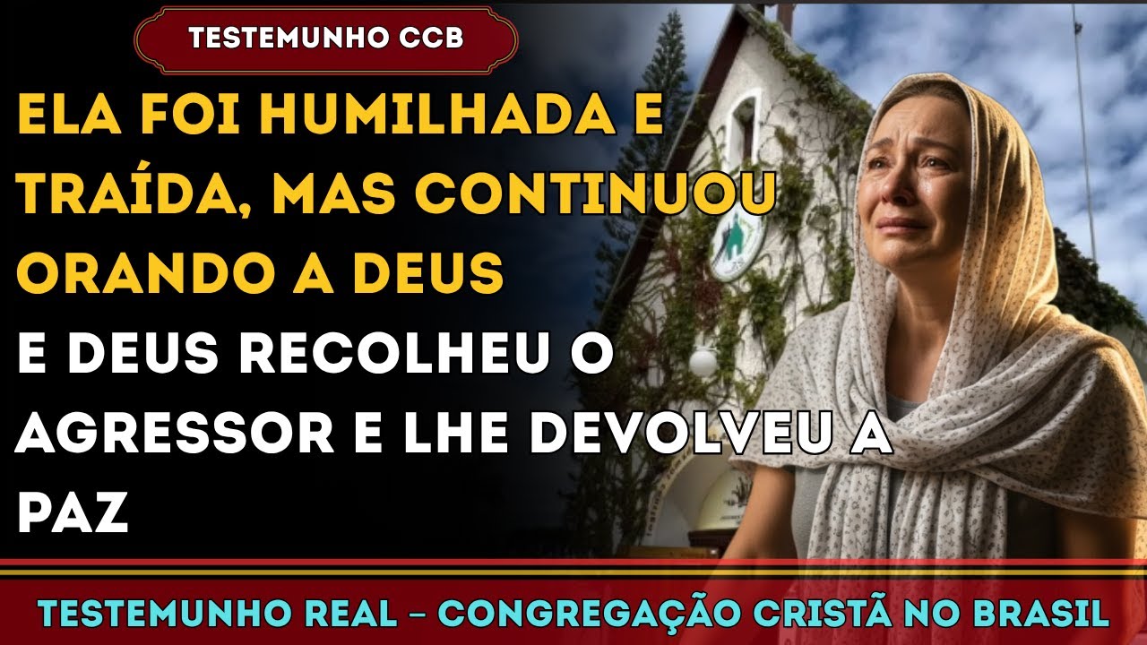 TESTEMUNHO CCB – DEUS RECOLHEU O AGRESSOR… E DEU A ELA UM NOVO COMEÇO CHEIO DE PAZ