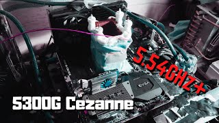 Summary of AMD 5300G on LN2 - Hard Coldbug at -120c & Overclocking to 5.54GHz+