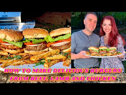 COME FARE Hamburger squisiti di manzo, agnello e pollo
