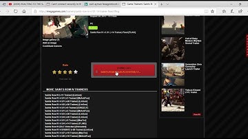 how to download SAINTS ROW 4 is trainer