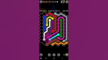 How To Solve Flow Free Hexes Jumbo Pack Level 16 10x10 Board Walk Through Solution Walkthrough