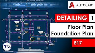 DETAILING Part 1 (Floor & Foundation Plan) in AutoCAD Architecture 2023