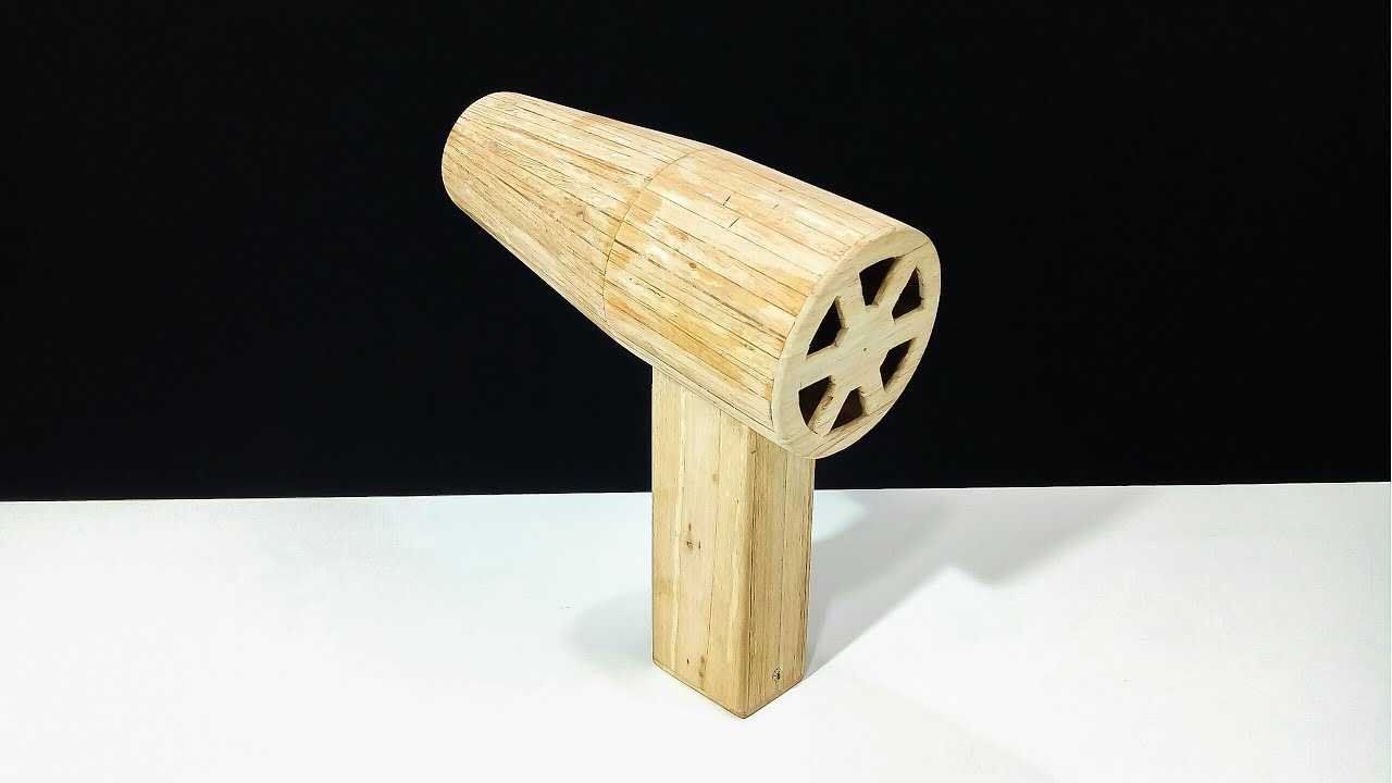 How to Make a Hair Dryer from Wood at Home YouTube