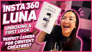 INSTA360 LUNA Unboxing & First Look! Perfect Camera for Content Creators