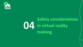 1.4. Safety considerations in virtual reality training