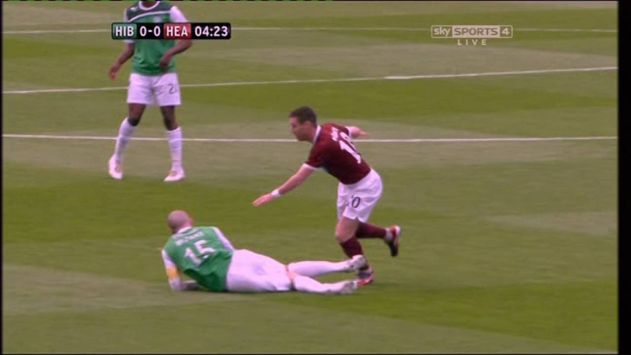 Hibs v Hearts SC Final 2012