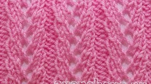 Ажурные Узоры Спицами - образцы работ - 2019 / Openwork Patterns Spokes