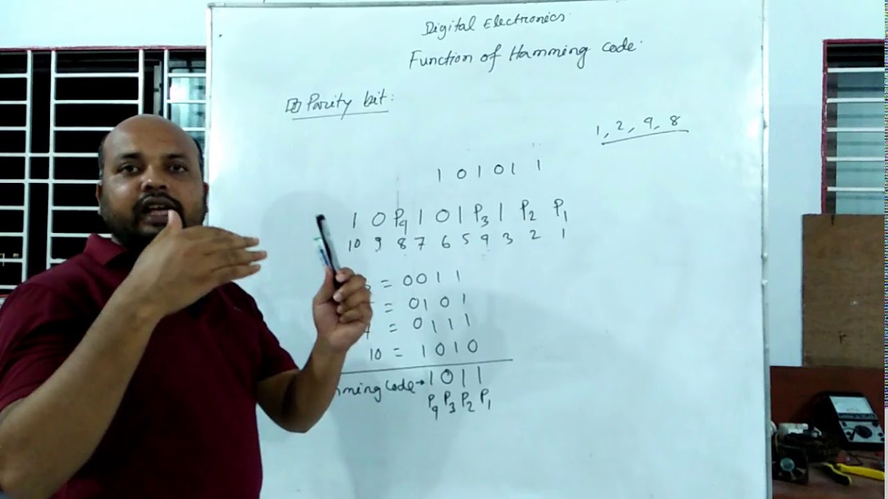 Function of Hamming Code। হামিং কোডের সাহায্যে ডাটার ভুল নির্ণয়। - YouTube