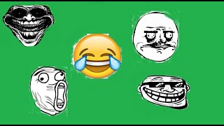Top Trending Troll Face In Green Screen Lollaugh