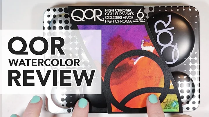 QOR Watercolors HIGH CHROMA Unboxing and Review - Video #118