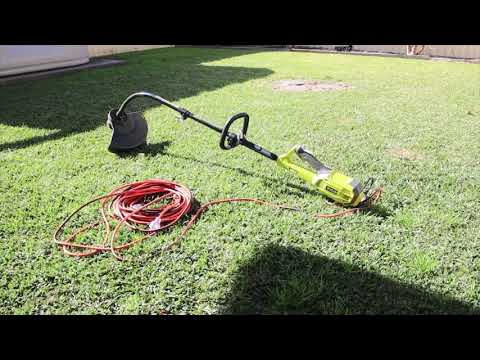 How I started up the RYOBI RLT1238 Electric Whipper Snipper