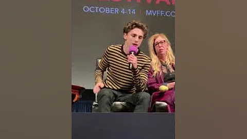 Timothée Chalamet on How he prepared for the role in Beautiful Boy at MVFF