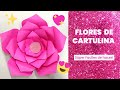 Como hacer Flores de Cartulina / Cómo hacer flores faciles