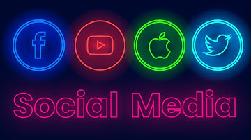 Cinema 4D Tutorial  -  Neon Social Media Icons