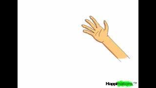 Flash CS6 Anime hand animation