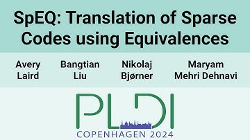[PLDI24] SpEQ: Translation of Sparse Codes using Equivalences