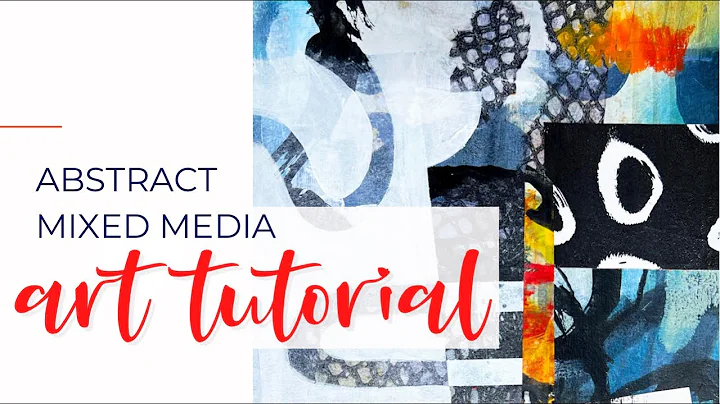 Art Journal Tutorial - Abstract Mixed Media Painti...