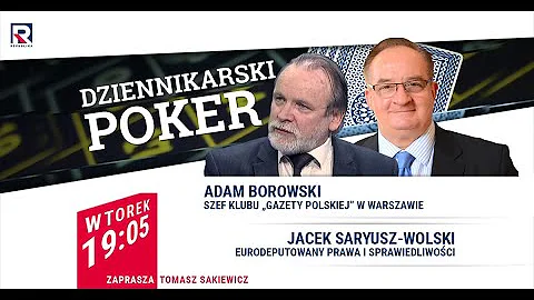 Tomasz Sakiewicz vs. Jacek Saryusz-Wolski | Dziennikarski Poker