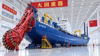 How China’s 140-Metre SEA BEAST Turns Seabed Into New LAND