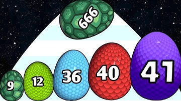 Dino Merge Run 3d - Best Satisfying Gameplay, (NOOB to PRO to HACKER)