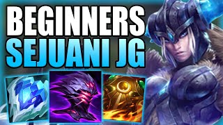 HOW TO PLAY SEJUANI JUNGLE & WIN GAMES FOR BEGINNERS IN S14! - Gameplay Guide League of Legends