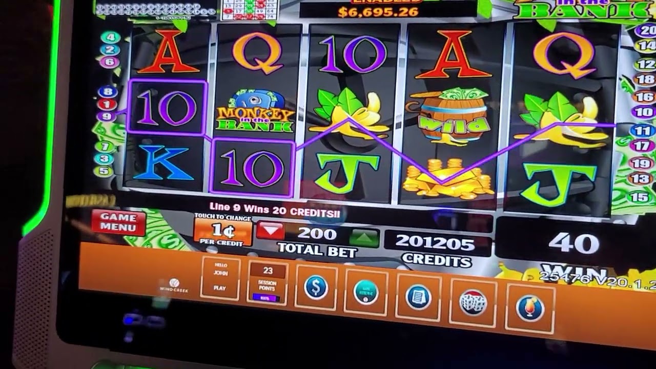 casino com test Monkey in the Bank scatter bonus windcreek wetumpka casino