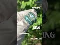 Cyan color pure moissanite rings #jewelry #moissanitejewelry